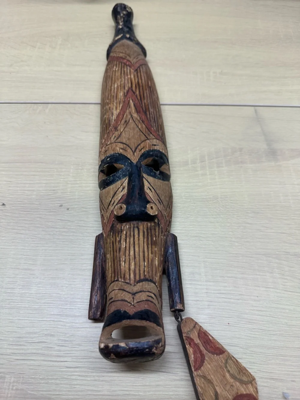 Vintage Handcrafted African Tribal Mask GUC
